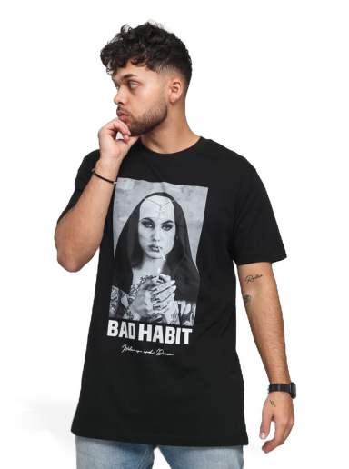 T-shirt Urban Classics Bad Habit Tee Sort | MT1282-black