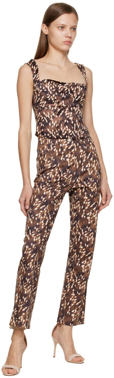Bukser Miaou Miaou Junior Printed Trousers Brun | 1010SCBMB, 3