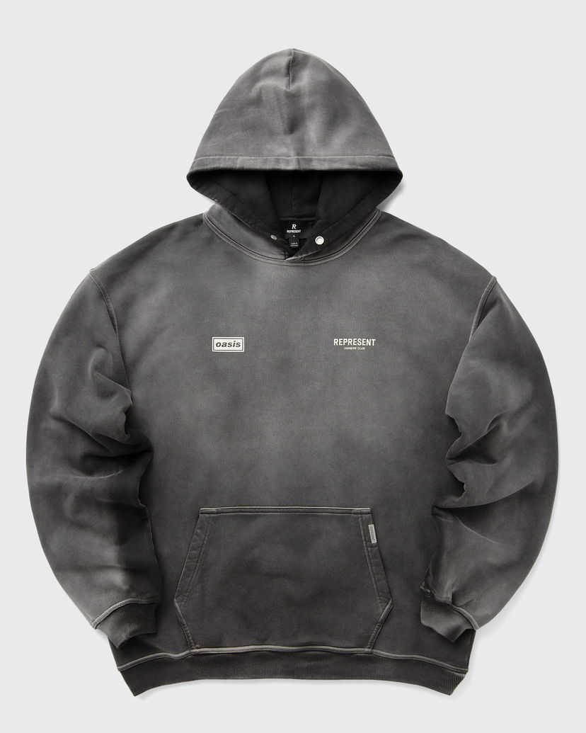 Sweatshirt Represent Clo Oasis Owners Club Distressed Hoodie Grå | OCM100008-04