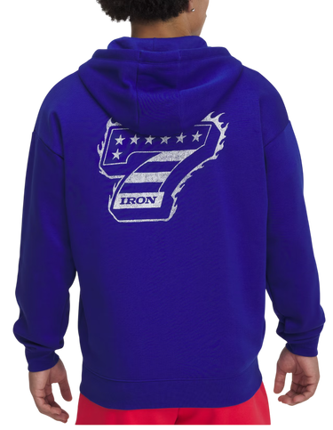 Sweatshirt Under Armour Under Armour Project Rock Icon Fleece Full-Zip Hoodie Blå | 1389914-400, 1