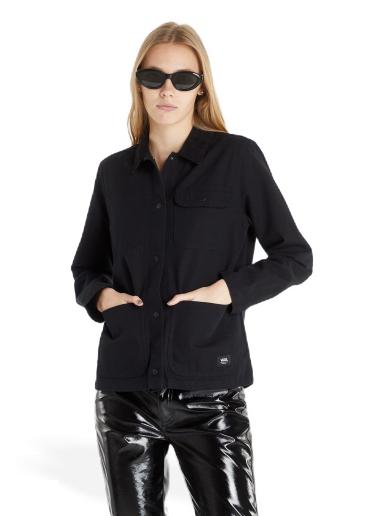Jakke Vans Drill Chore Jacket Sort | VN0A47Y3BLK1