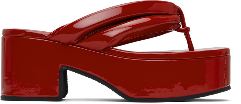 Kjole Dries Van Noten Dries Van Noten Platform Sandals Rød | WS251-1544-189