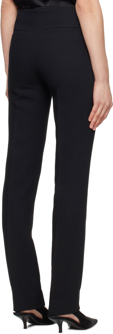 Bukser TOTEME TOTEME Low-Waist Cigarette Trousers Sort | 251-WRB0237-FB0336, 2