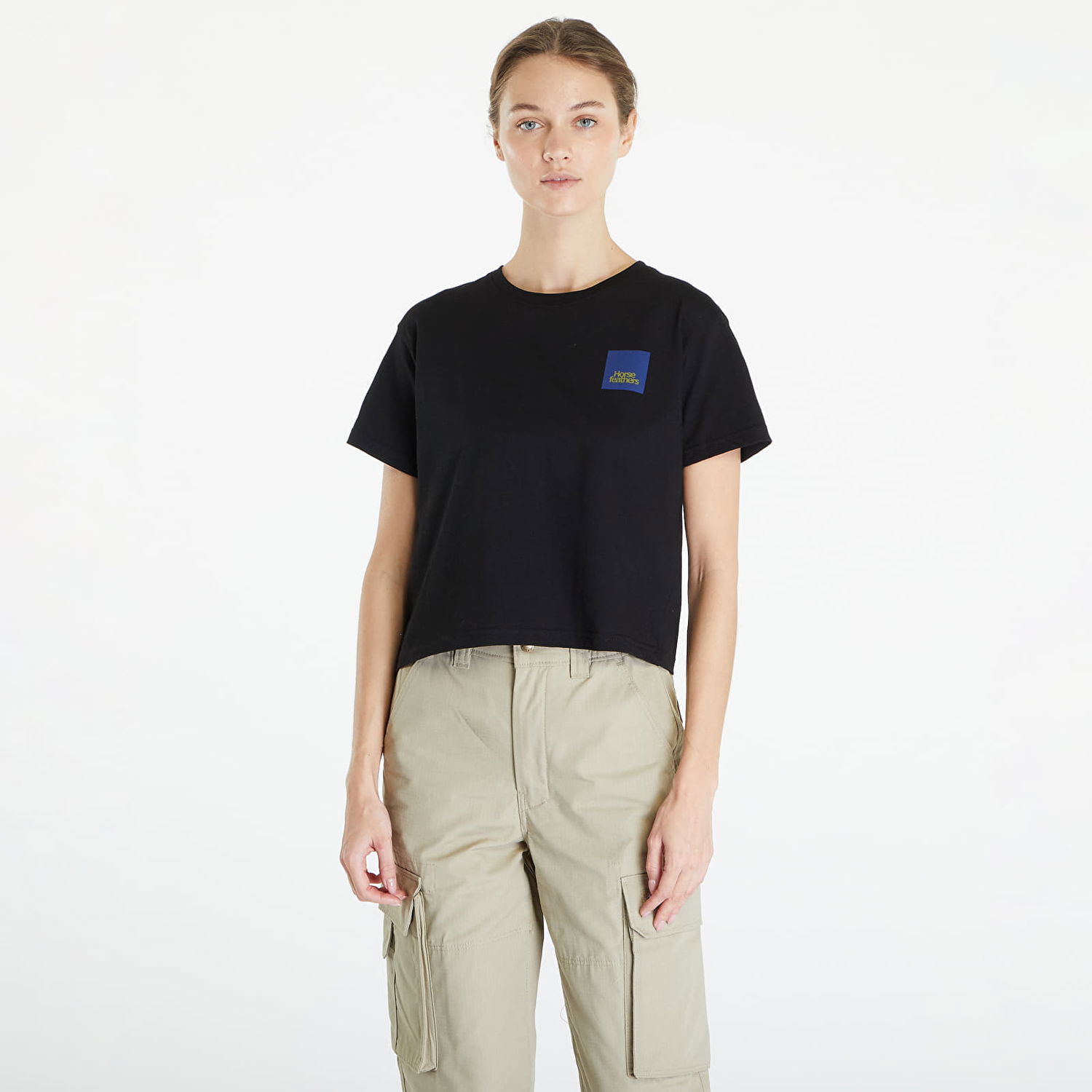 T-shirt Horsefeathers Top Margo Top Black Sort | SW911A, 0