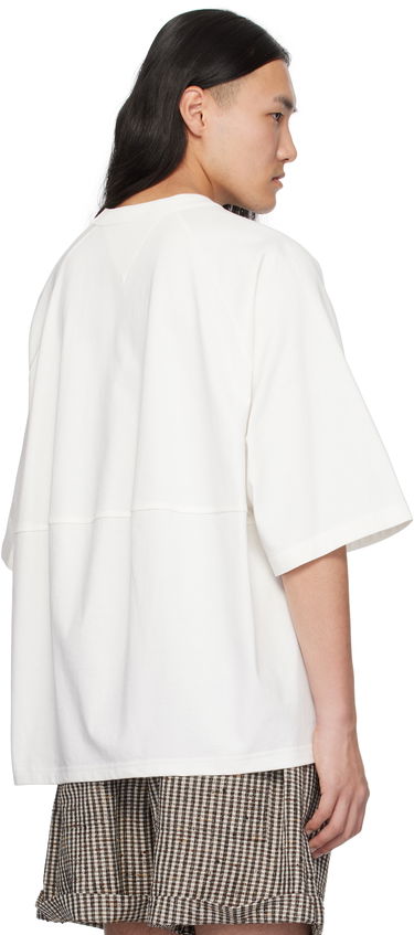 T-shirt Bottega Veneta Veneta Soft Jersey T-Shirt Hvid | 817516V4XI09071, 2
