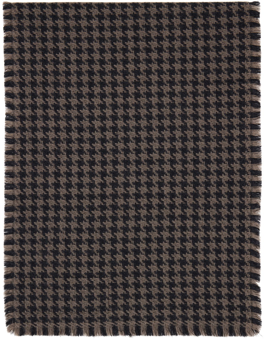 Tørklæde Acne Studios Houndstooth Scarf Grå | CA0264-, 1