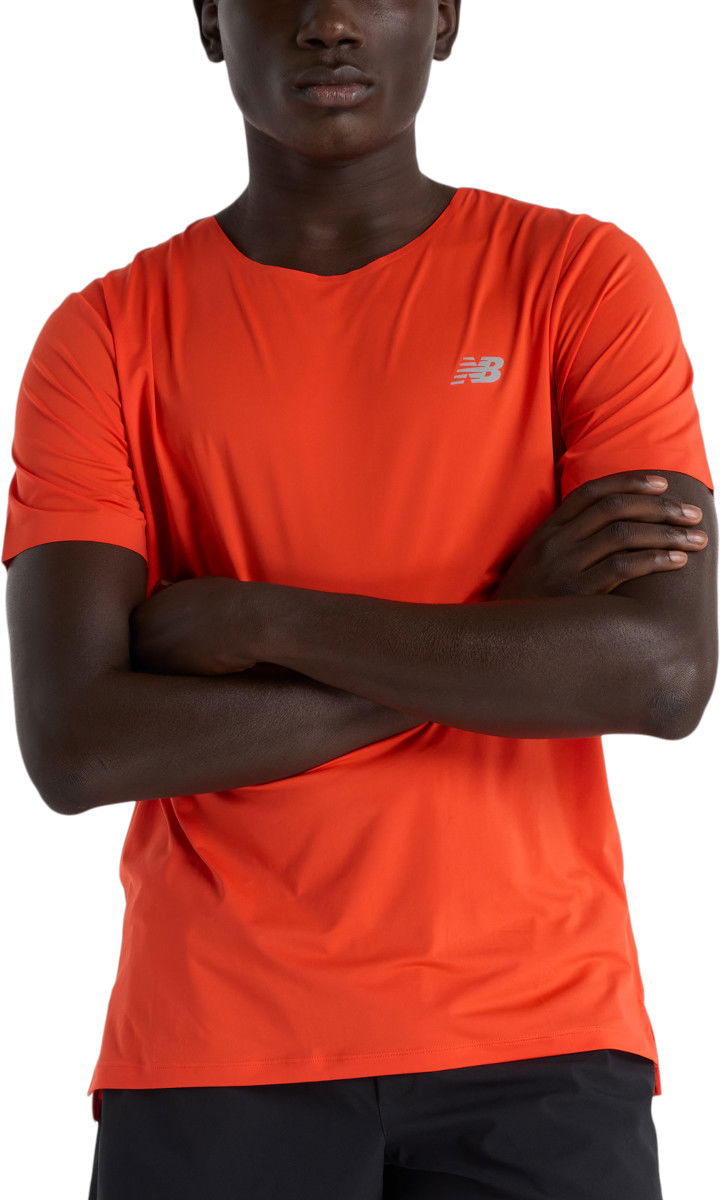 T-shirt New Balance Running Short Sleeve T-Shirt Rød | mt43213-nef
