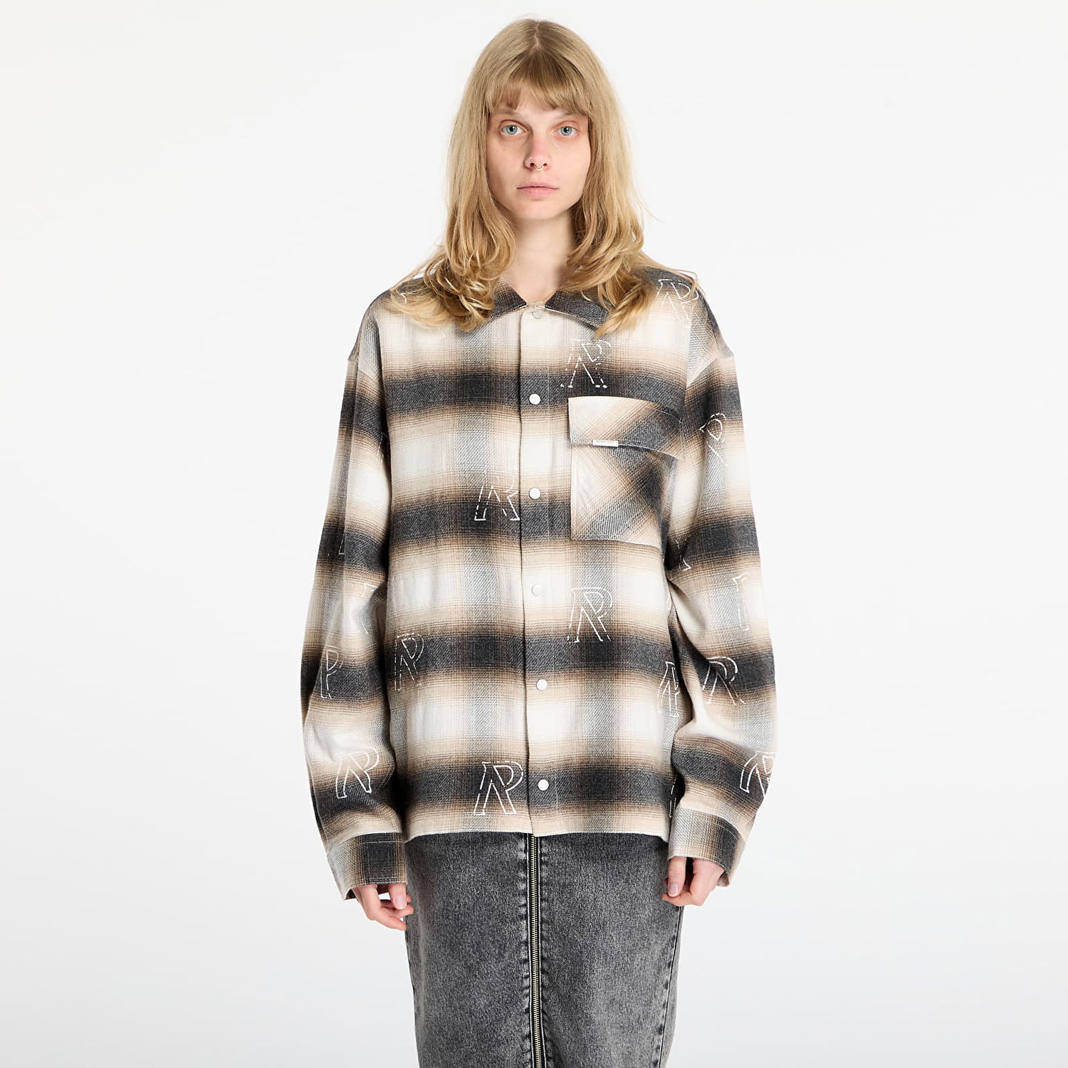 Skjorte Represent Clo All Over Initial Flannel Shirt XXL Flerfarvet | MLM100778-0146, 0