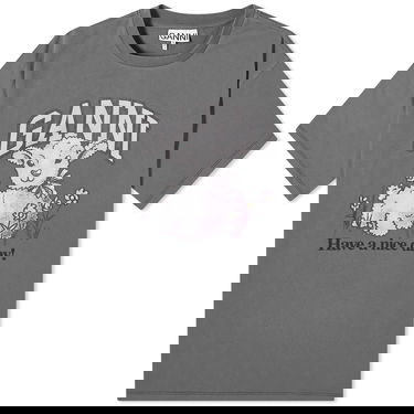T-shirt GANNI Lamb T-Shirt Grå | T3789-490, 0