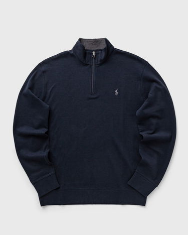 Sweatshirt Polo by Ralph Lauren Men's Quarter-Zip Sweatshirt Mørkeblå | 710812963003, 0