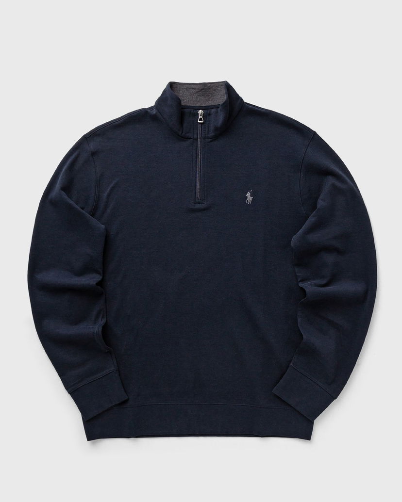 Sweatshirt Polo by Ralph Lauren Men's Quarter-Zip Sweatshirt Mørkeblå | 710812963003