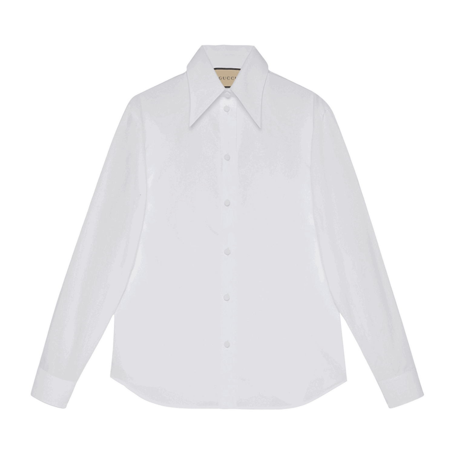 Skjorte Gucci Poplin Shirt Hvid | 715840 ZAK76 9000, 0