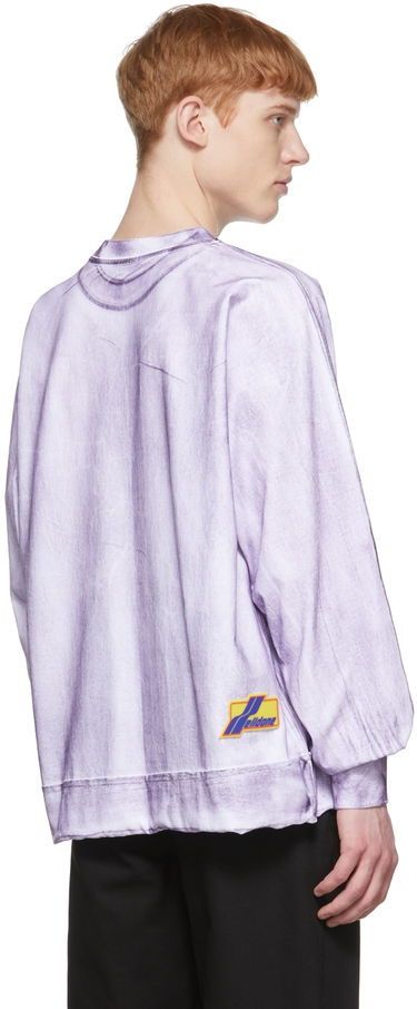 T-shirt We11done We11done Cotton Long Sleeve T-Shirt Lilla | WD-TT1-22-580-U-PP, 2