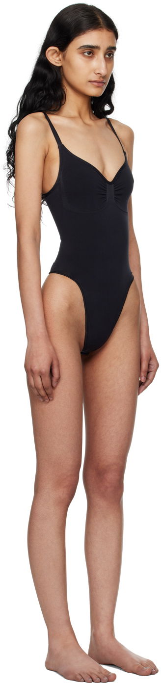 Krop SKIMS Sculpt Thong Bodysuit Brun | BD-THG-3369, 4