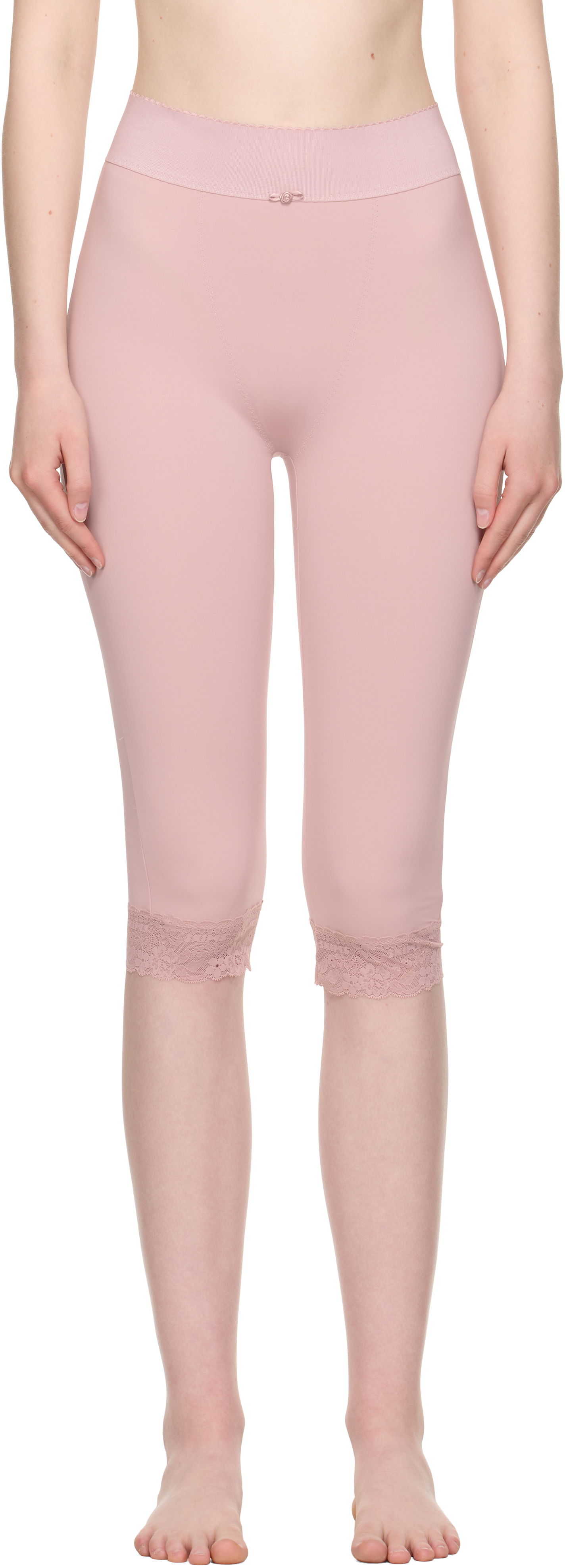 Leggings SKIMS SKIMS Vintage Shapewear Capri Leggings Lyserød | BO-PNT-8009W, 0