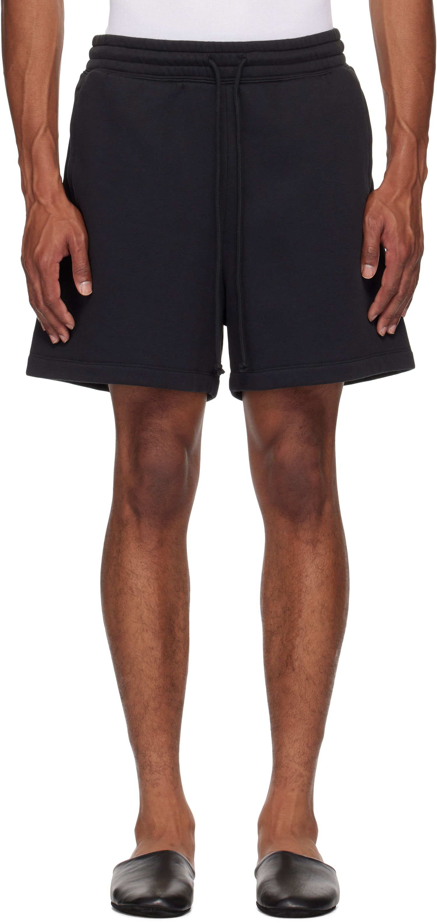 Shorts SKIMS SKIMS Cotton Fleece Relaxed Shorts Sort | BO-SHO-5340M, 0