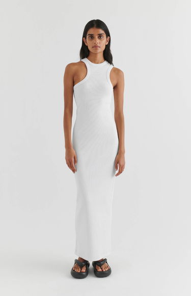Kjole AXEL ARIGATO Scoop Asymmetric Dress Hvid | A2087001, 7