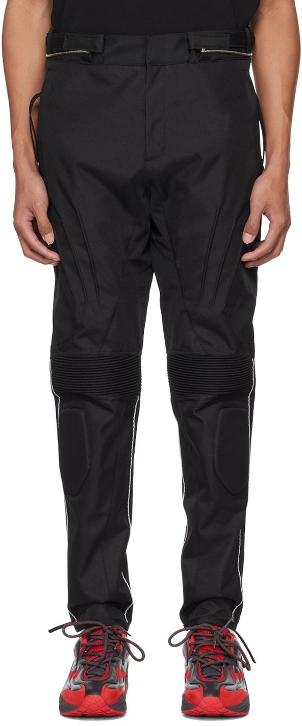 Cargo bukser Kanghyuk Lock Stitched Trousers Sort | PE24SST01