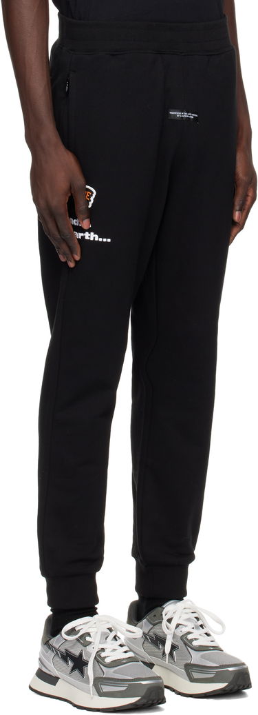 Joggingbukser AAPE by A Bathing Ape AAPE by A Bathing Ape Main Sweatpants Sort | AAPPTMB637XXNBKX, 1