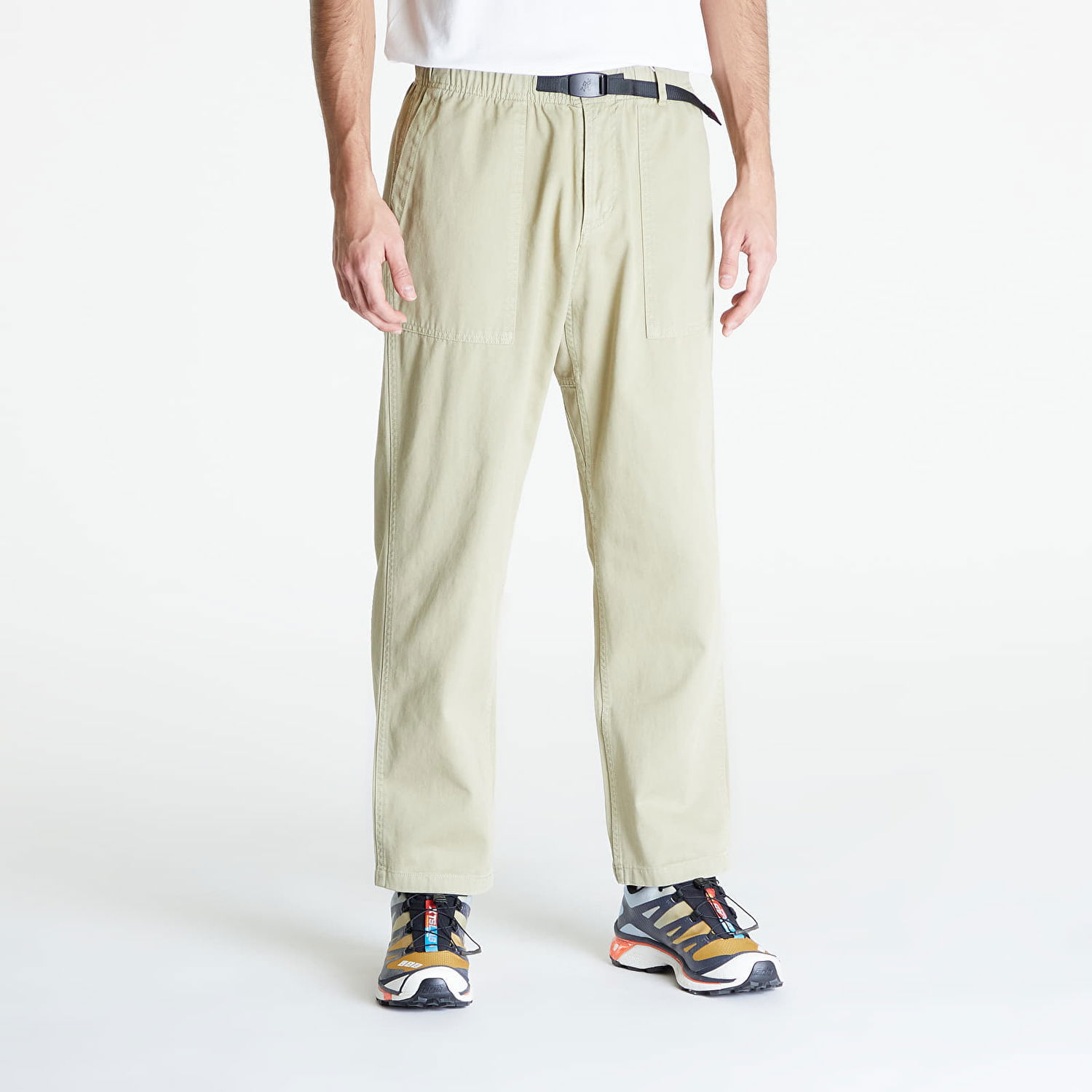 Bukser GRAMICCI Loose Tapered Ridge Pant UNISEX Green Grøn | G114-OGT FADED OLIVE, 0