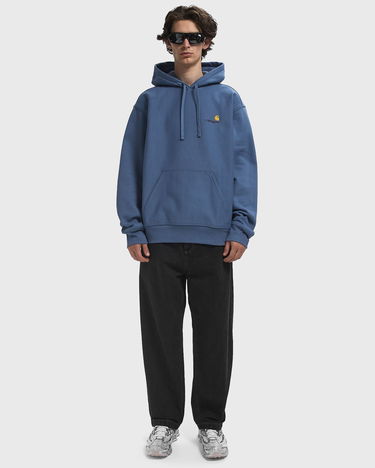 Sweatshirt Carhartt WIP American Script Hoodie Blå | I028279-1YI.XX, 1