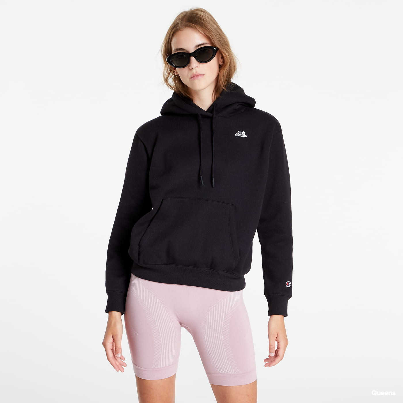 Sweatshirt Champion Hooded Sweatshirt Sort | 115479 CHA KK001, 0