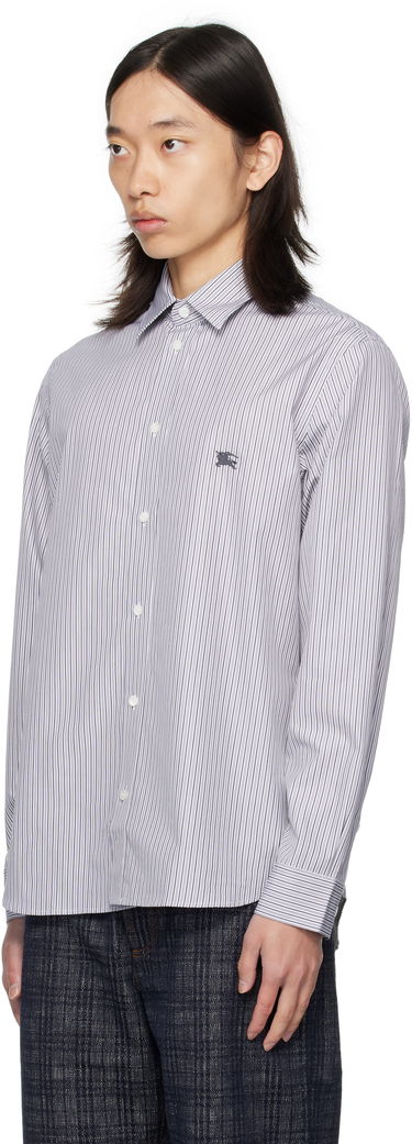 Skjorte Burberry Burberry Striped Cotton Shirt Flerfarvet | 8110883, 3