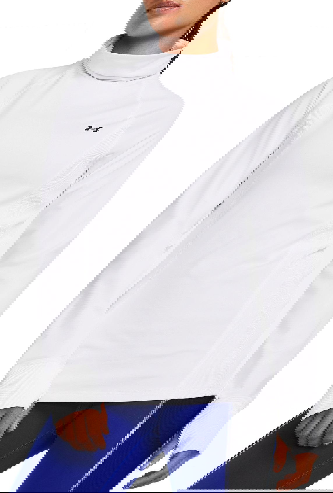 Sweatshirt Under Armour Train Cold Weather Funnel Neck Hvid | 1379888-100, 0