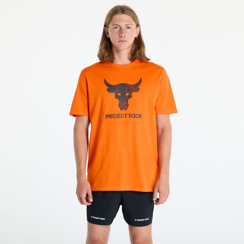 T-shirt Under Armour Project Rock Payoff Graphc SS Team Orange/ Black Orange | 1383191-800
