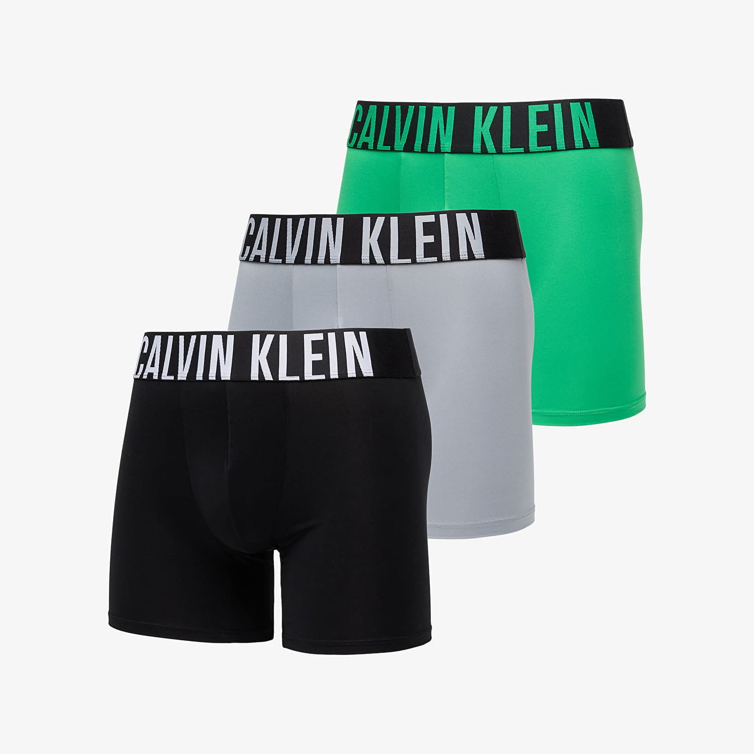 Boksere CALVIN KLEIN Calvin Klein Boxer Brief 3-Pack Grøn | 000NB3612A VP6, 0