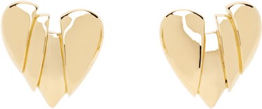 Øreringe Amina Muaddi Muaddi Heartbreaker Earrings Metalisk | HEARTBREAKER EARRING, 0
