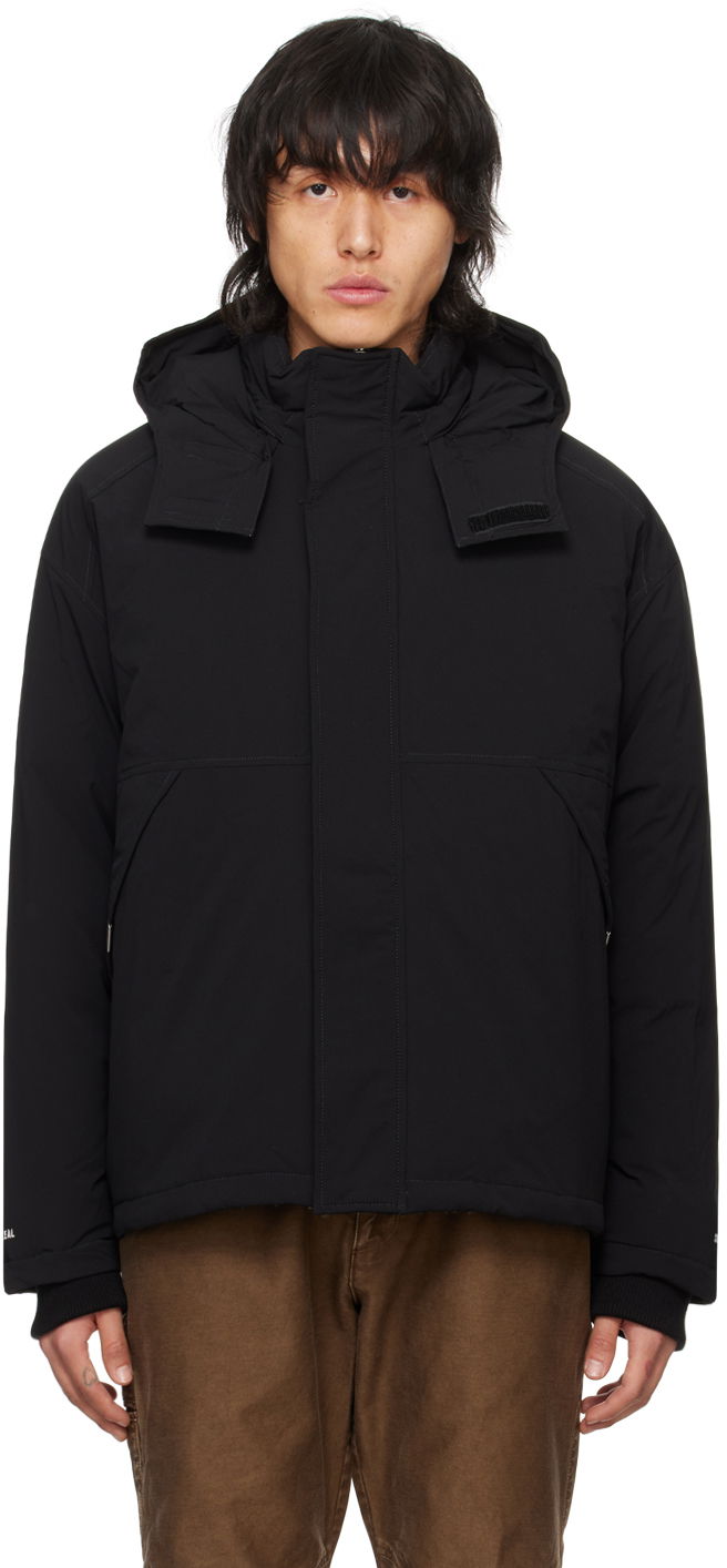 Jakke izzue 'Live It Real' Down Jacket Sort | IZXDND7102F3LBKX, 0