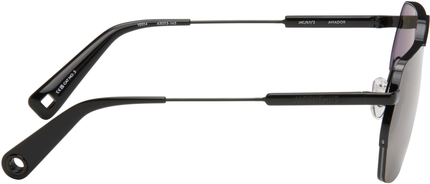 Solbriller Jacquemus Aviator Sunglasses Sort | JAC67C2SUN, 1