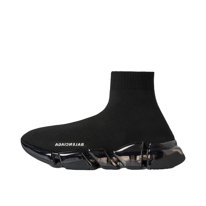 Sneakers og sko Balenciaga Speed 2.0 Clear Sole Black Sort | 617239W2DC41000