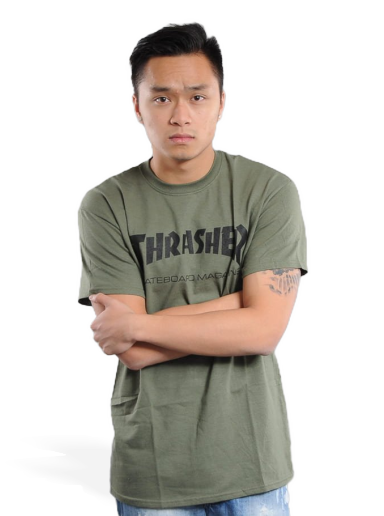 T-shirt Thrasher Skate Mag Grøn | 017213