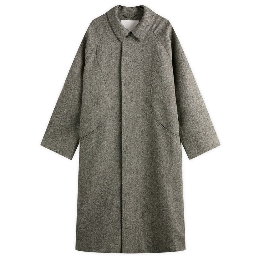 Frakker sage NATION Takeshi Overcoat Grå | S028-BWH