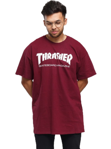 T-shirt Thrasher Skate Mag Bourgogne | 017832