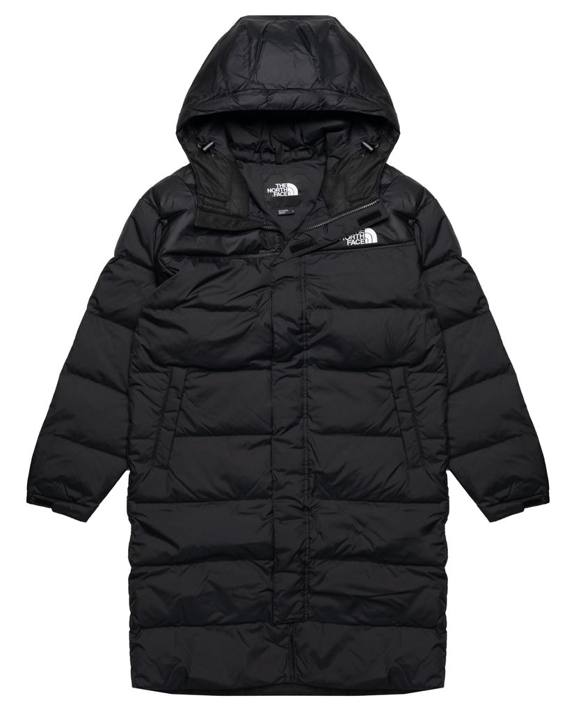 Parka The North Face NUPTSE Long Puffer Hooded Parka Sort | NF0A832JGOE1