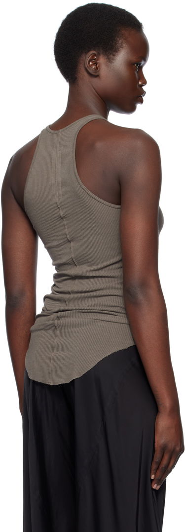 Tanktop Rick Owens Rick Owens Hollywood Basic Rib Tank Top Brun | RP01E7101 RC, 2