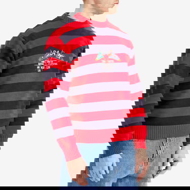 Sweater Patta Patta Stripe Flag Knit Jumper Rød | POC-SS25-7020-324-0004-084, 2