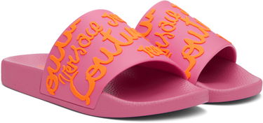 Badetøj Versace Versace Jeans Couture Logo Shelly Pool Slides Lyserød | E78VA3SQ1_E71352, 3