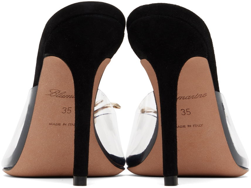 Tilbehør Blumarine Blumarine Dafne Heeled Mules Sort | 6A4555EX124S3403, 1
