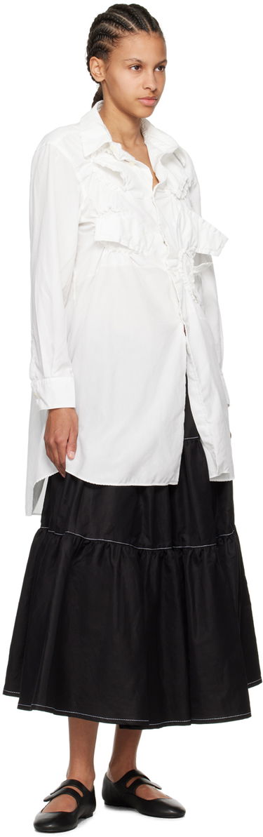 Nederdel Comme des Garçons Comme Des Garçons Tiered Midi Skirt Sort | TM-S026-051, 3