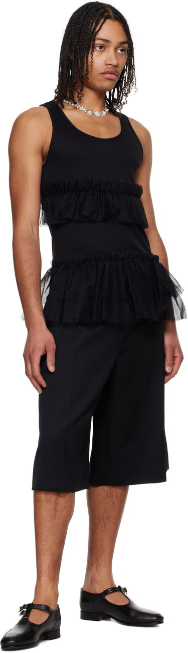 Tanktop Simone Rocha Simone Rocha Tutu Hem Tank Top Sort | 5334 0553, 3
