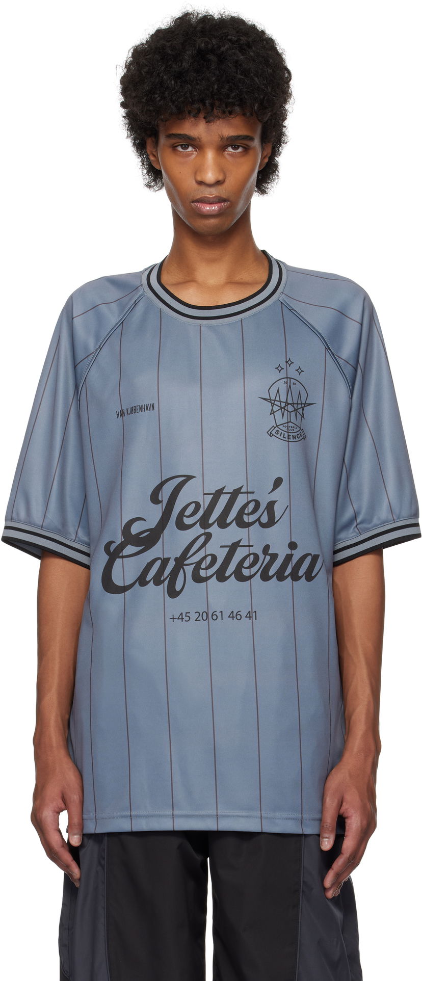 Jersey Han Kjøbenhavn Han Kjobenhavn Logo Football T-Shirt Blå | M-134405