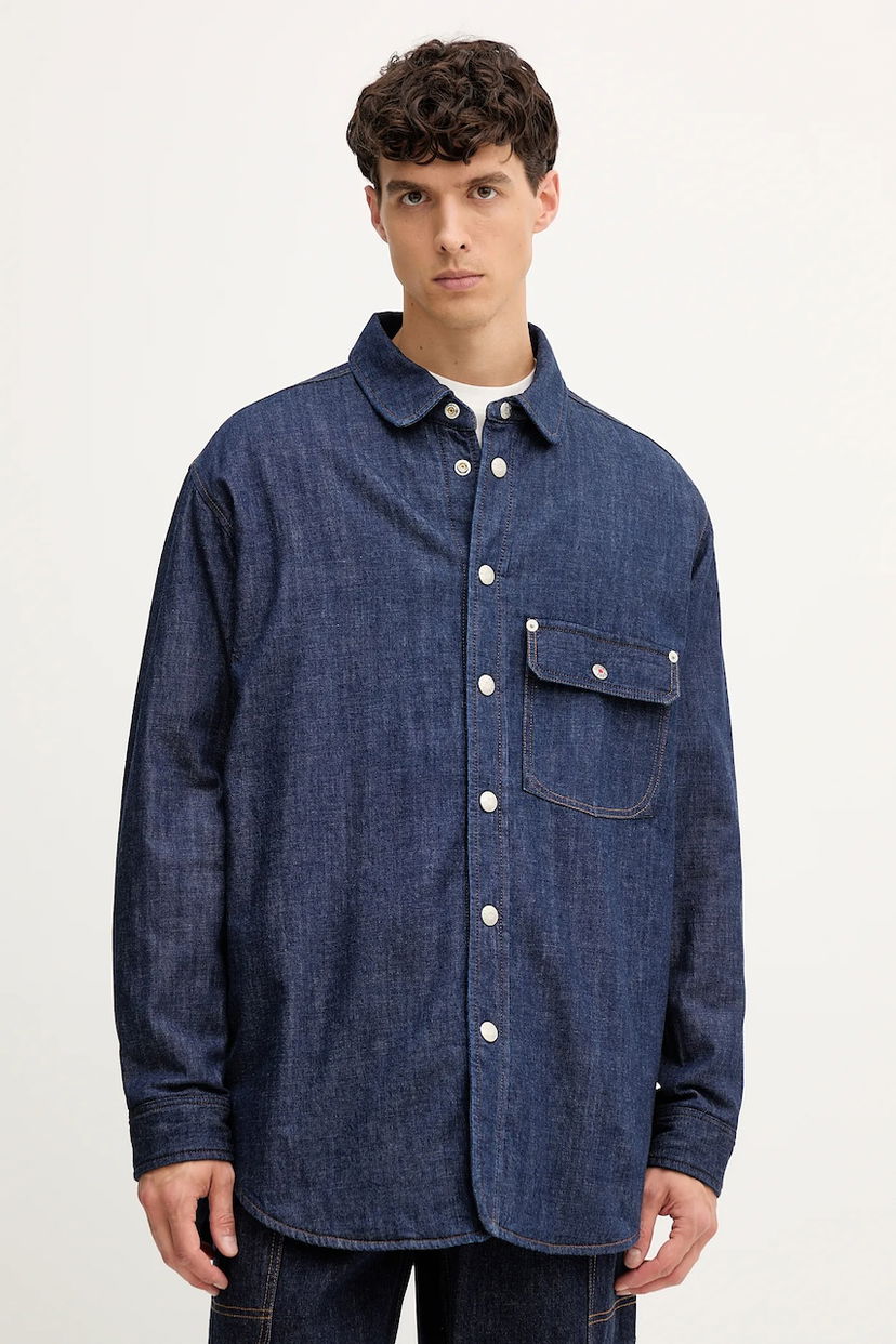 Skjorte KENZO Kenzo Relaxed Fit Denim Shirt Blå | FF65DC5066E1