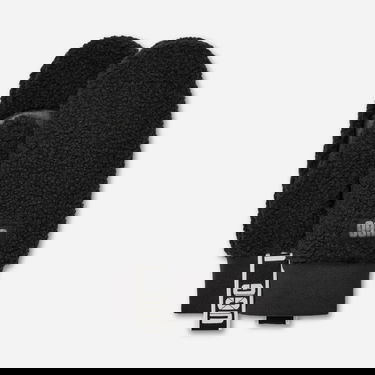 Handsker UGG Logo Tape Fleece Mittens Sort | 101099-BLK, 0