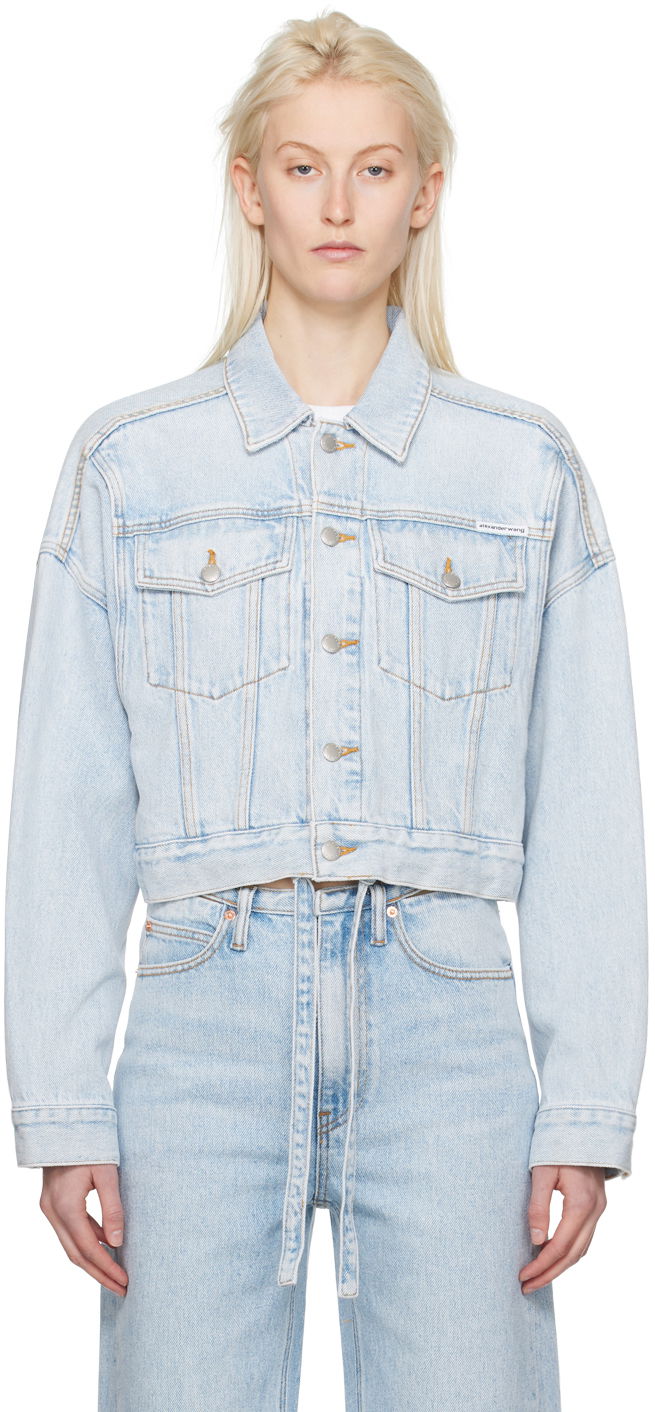 Jakke Alexander Wang Cinch Jacket Turkis | 4DC1242246