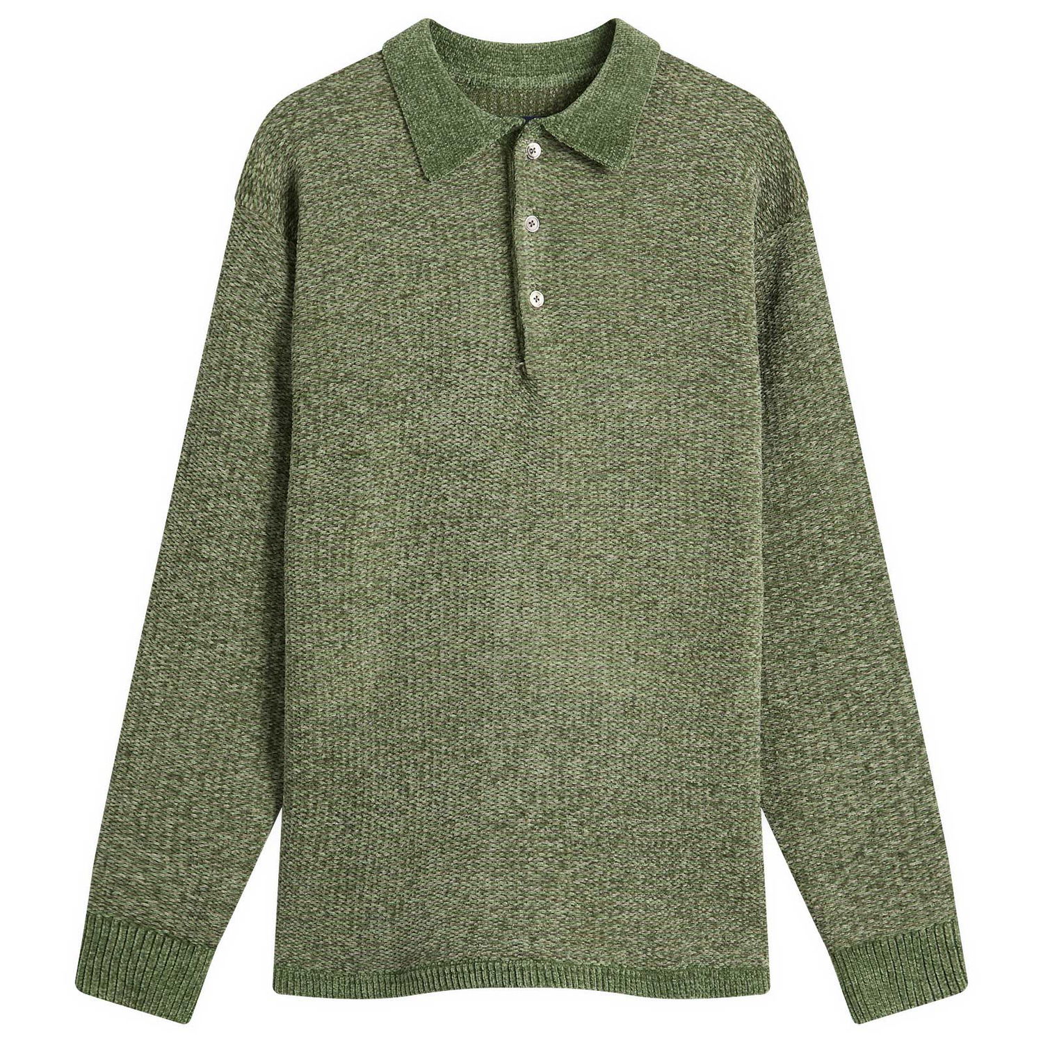 Polo skjorte thisisneverthat Velvet Knit Polo, Size Large Grøn | TN253KKNPK07-GRN, 1