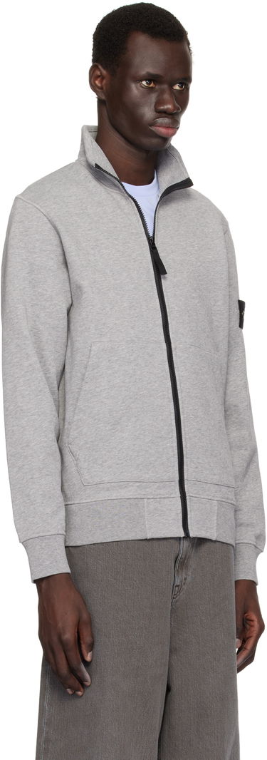 Sweatshirt Stone Island Stone Island Logo Patch Sweatshirt Grå | K1S156100643S0051, 1